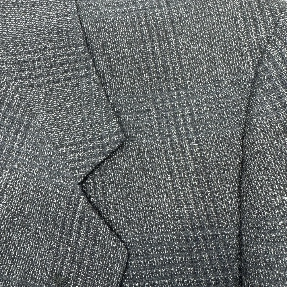 Vintage Nino Cerruti Rue Royale Plaid Blazer Sport Coat Blue‎ Gray 44R